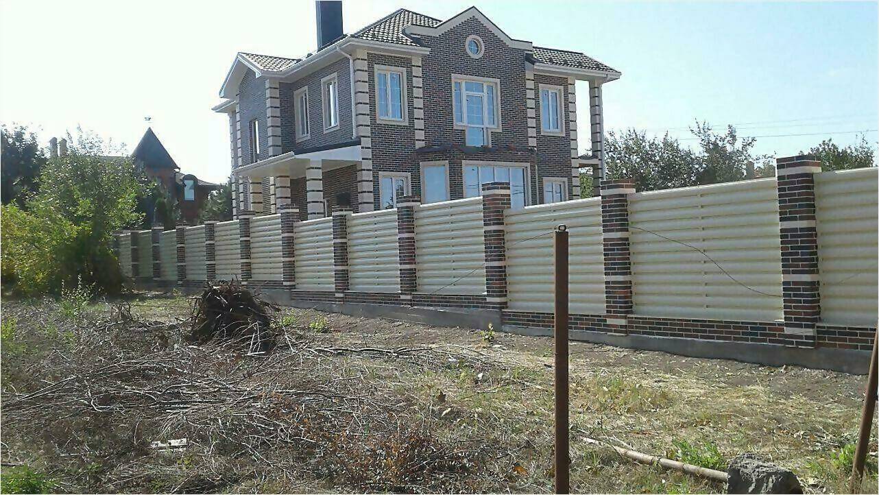 Забор из штакетника 115м фото6 в Анапе