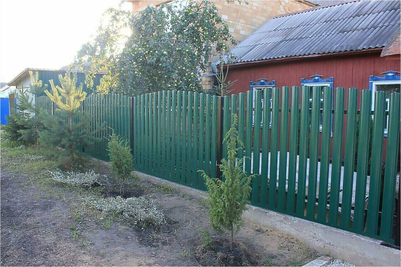Забор из штакетника 60м фото3 в Анапе