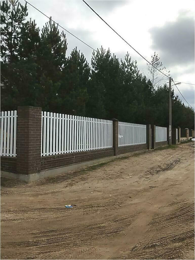 забор из штакетника 95м фото4 в Анапе