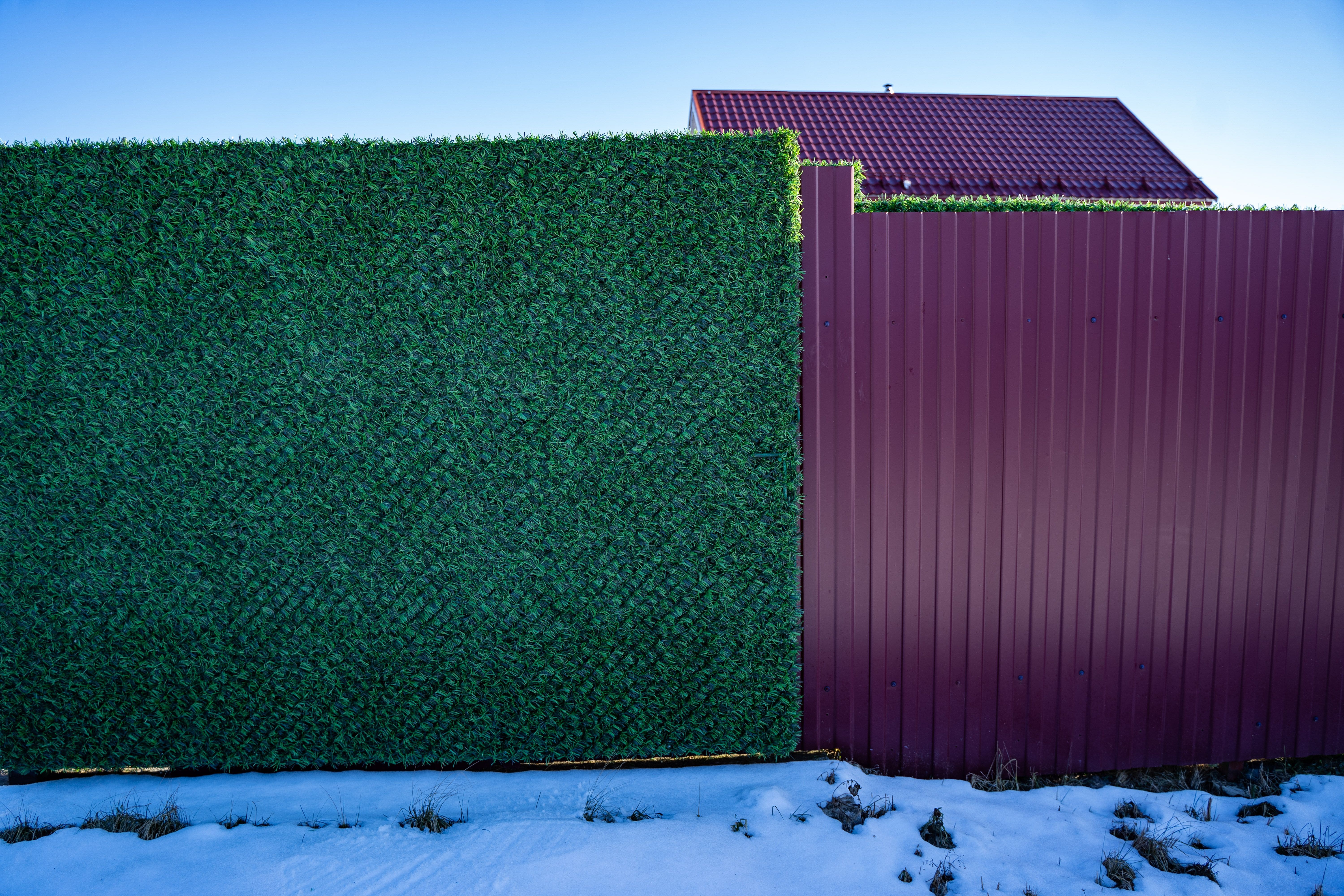 Вечнозеленый забор Grass Fence рулон 2м фото 2 в Анапе