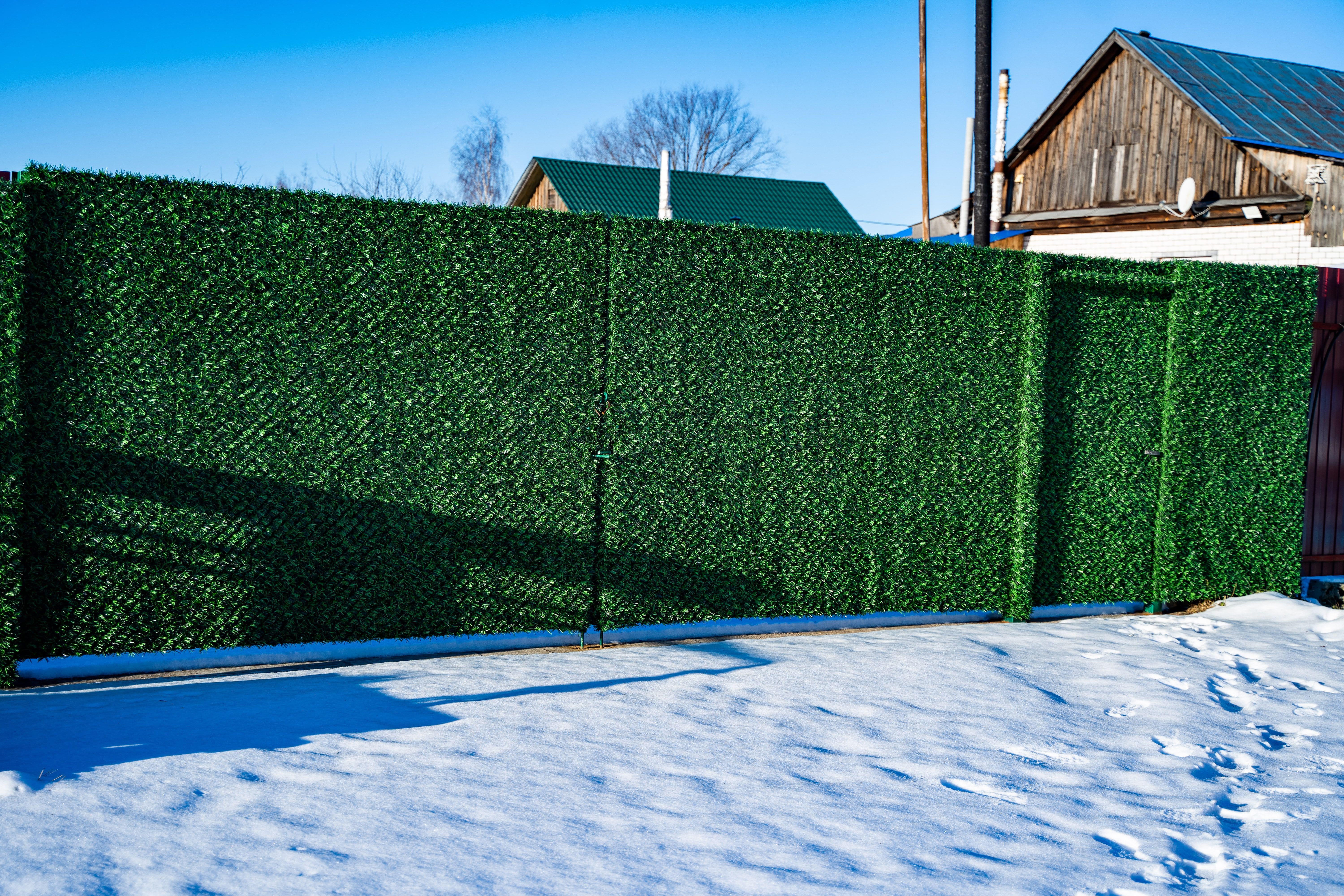 Вечнозеленый забор Grass Fence рулон 2м фото 4 в Анапе
